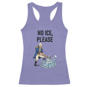 Funny George Washington Political Anti Ice Gift Racerback Tank Top TS12 Violet Print Your Wear