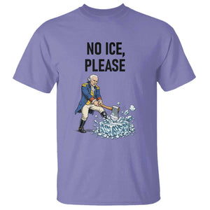 Funny George Washington Political Anti Ice Gift T Shirt TS12 Violet Print Your Wear
