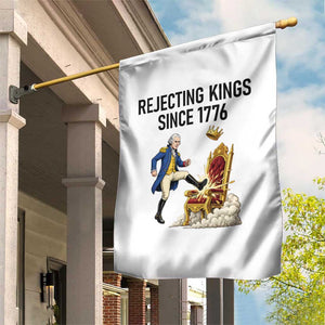 Funny George Washington Protest Garden Flag Rejecting Kings Since 1776 TS12 Print Your Wear