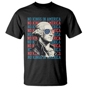 Funny George Washington Protest T Shirt No Kings In America TS12 Black Print Your Wear