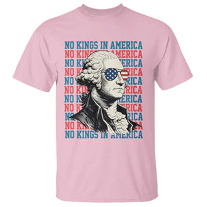 Funny George Washington Protest T Shirt No Kings In America TS12 Light Pink Print Your Wear