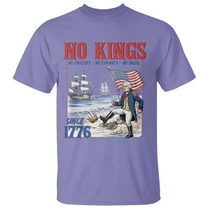 No Kings Since 1776 George Washington T Shirt Political Humor Gift TS12 Violet Print Your Wear