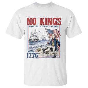 No Kings Since 1776 George Washington T Shirt Political Humor Gift TS12 White Print Your Wear