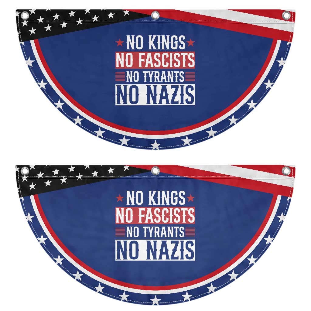 No Kings No Fascists No Nazis Patriotic Fan Flag Funny Political Gift TS12 2pcs pack Classic Navy Print Your Wear