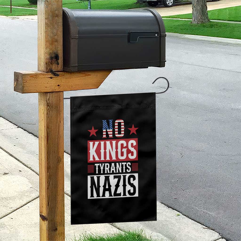 American Democracy Garden Flag No Kings No Tyrants No Nazis TS12 Print Your Wear