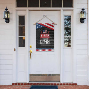 American Democracy Garden Flag No Kings No Tyrants No Nazis TS12 Print Your Wear