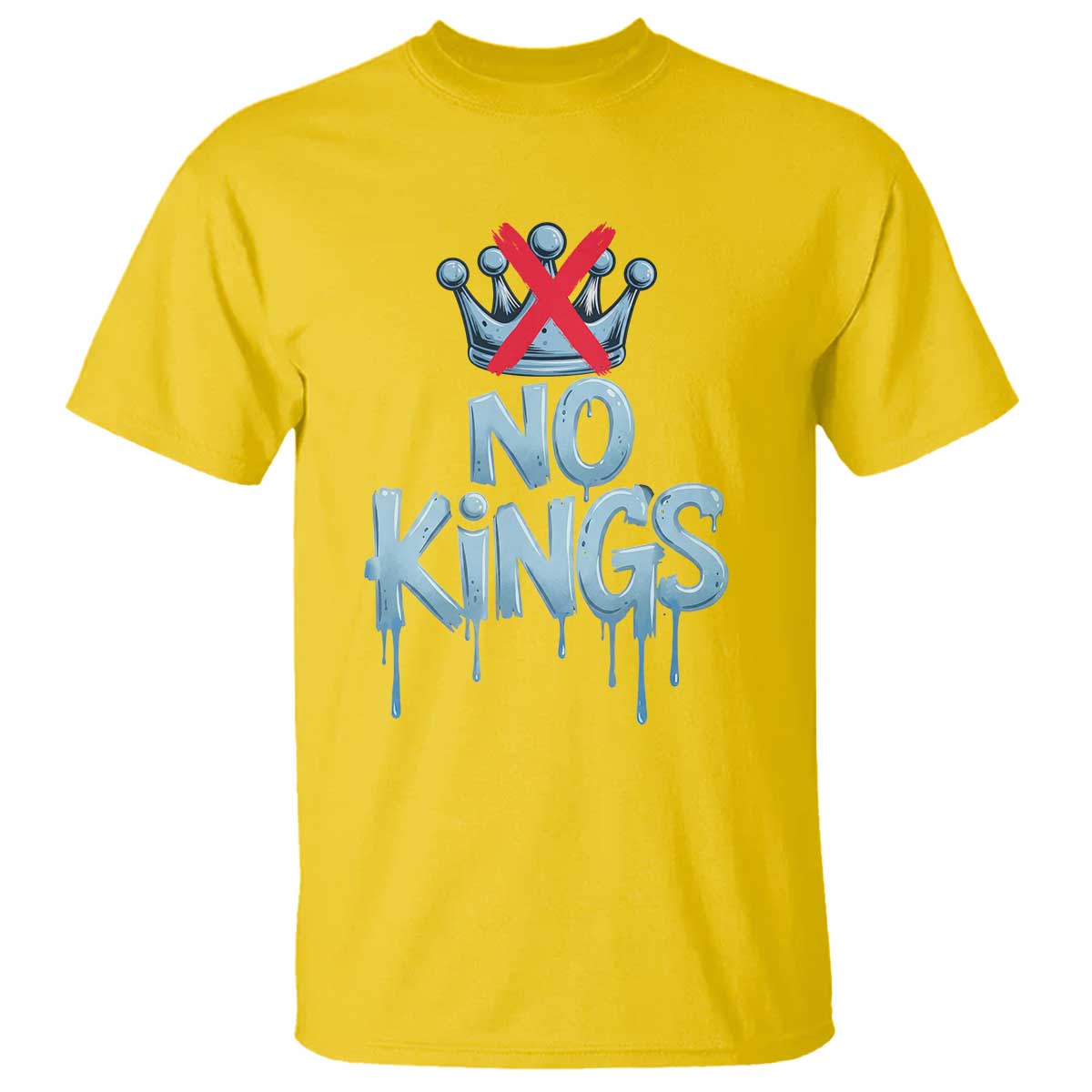 No Kings Abolish ICE T Shirt Anti Authoritarian Protest TS12 Daisy Print Your Wear