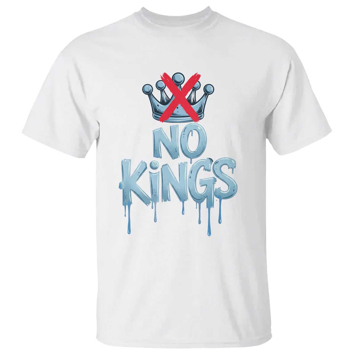 No Kings Abolish ICE T Shirt Anti Authoritarian Protest TS12 White Print Your Wear