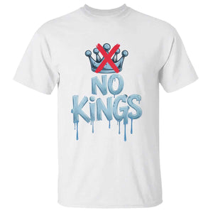 No Kings Abolish ICE T Shirt Anti Authoritarian Protest TS12 White Print Your Wear