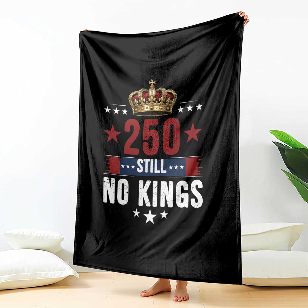 250 Still No Kings Throw Blanket American Patriot Freedom TS12 Print Your Wear
