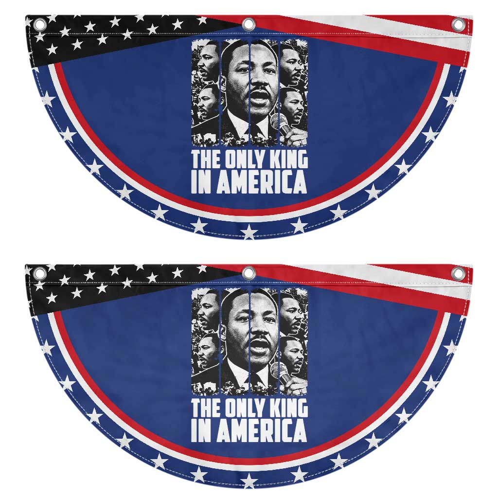 Legacy Of Martin Luther King Jr Patriotic Fan Flag The Only King In America TS12 2pcs pack Classic Navy Print Your Wear