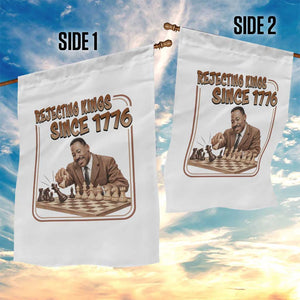 Martin Luther King Garden Flag Rejecting Kings Since 1776 TS12 Print Your Wear