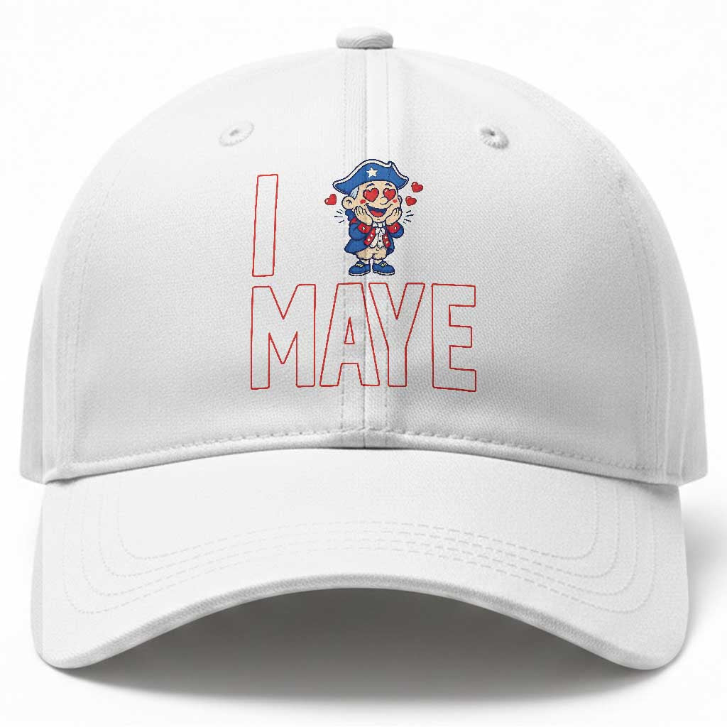 I Love Maye Baseball Cap Funny QB Sport Fan TS12 Print Your Wear