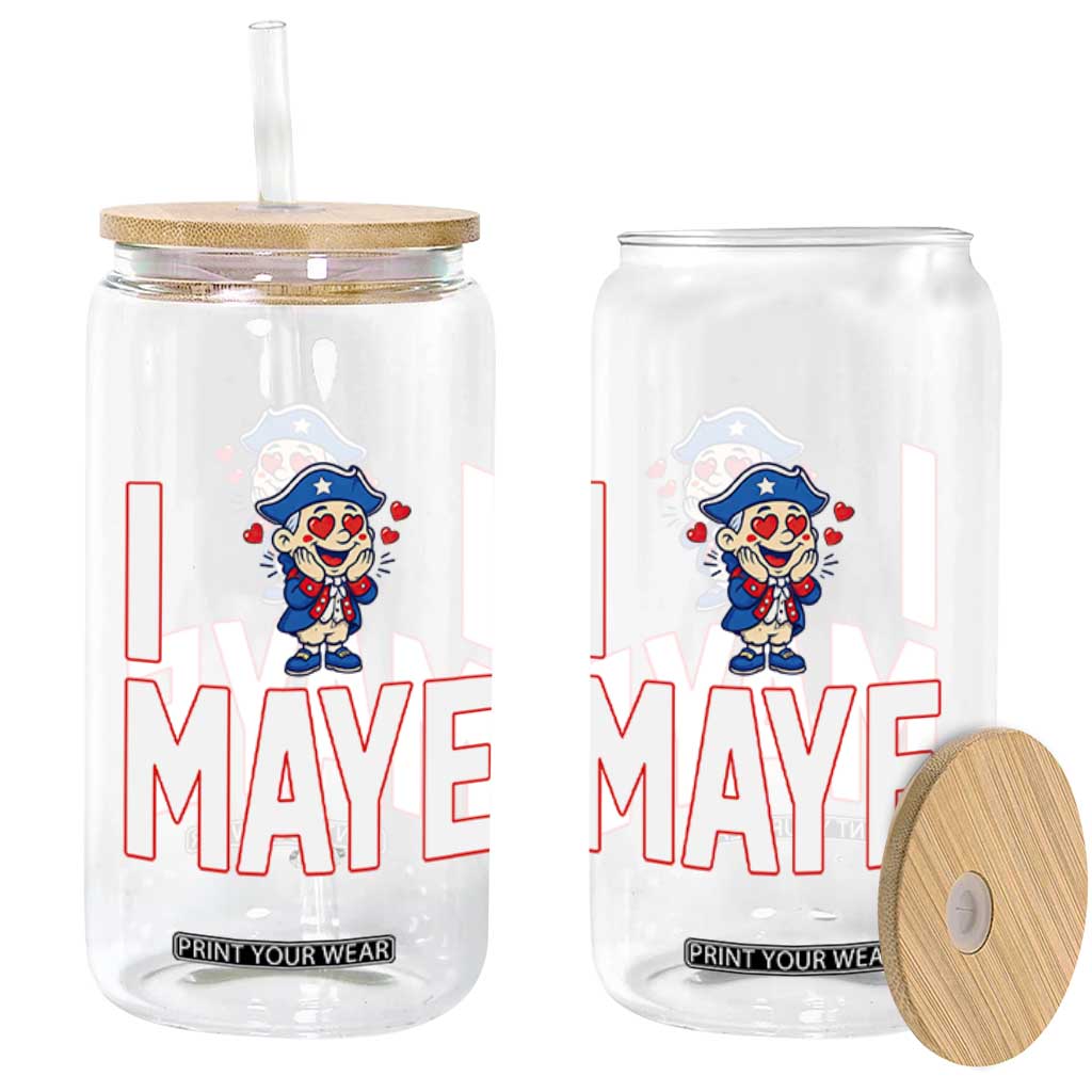 I Love Maye Glass Can Funny QB Sport Fan TS12 Print Your Wear