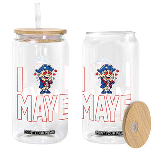 I Love Maye Glass Can Funny QB Sport Fan TS12 Print Your Wear