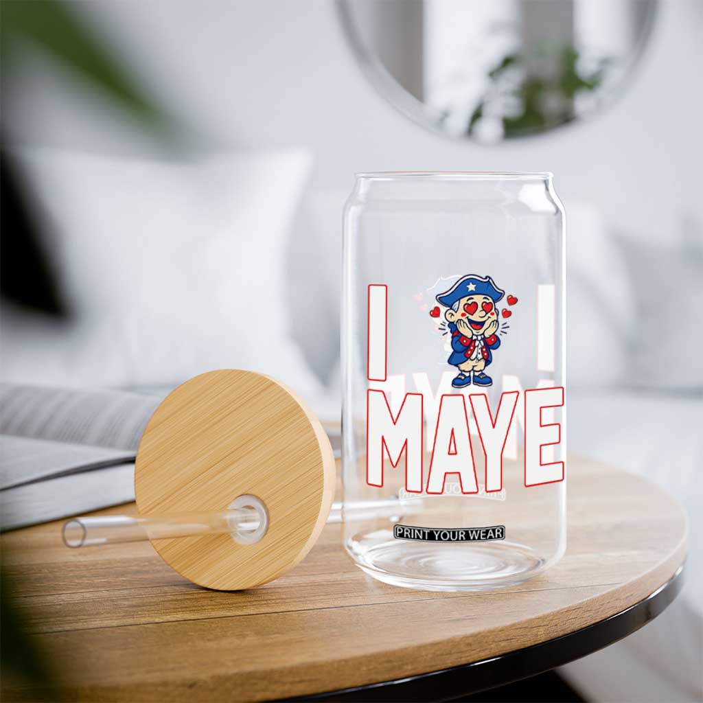 I Love Maye Glass Can Funny QB Sport Fan TS12 Print Your Wear