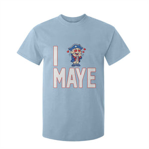 I Love Maye T Shirt For Kid Funny QB Sport Fan TS12 Light Blue Print Your Wear