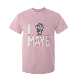 I Love Maye T Shirt For Kid Funny QB Sport Fan TS12 Light Pink Print Your Wear