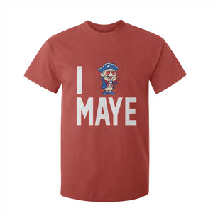 I Love Maye T Shirt For Kid Funny QB Sport Fan TS12 Red Print Your Wear