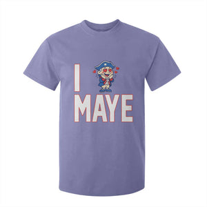 I Love Maye T Shirt For Kid Funny QB Sport Fan TS12 Violet Print Your Wear