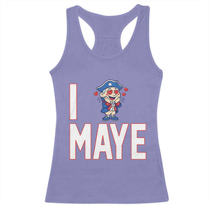 I Love Maye Racerback Tank Top Funny QB Sport Fan TS12 Violet Print Your Wear