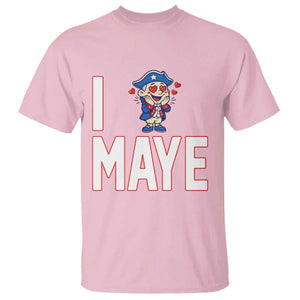 I Love Maye T Shirt Funny QB Sport Fan TS12 Light Pink Print Your Wear