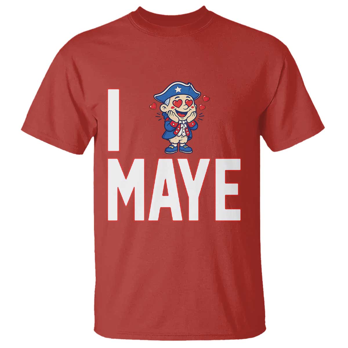 I Love Maye T Shirt Funny QB Sport Fan TS12 Red Print Your Wear