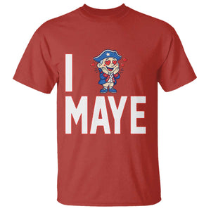 I Love Maye T Shirt Funny QB Sport Fan TS12 Red Print Your Wear
