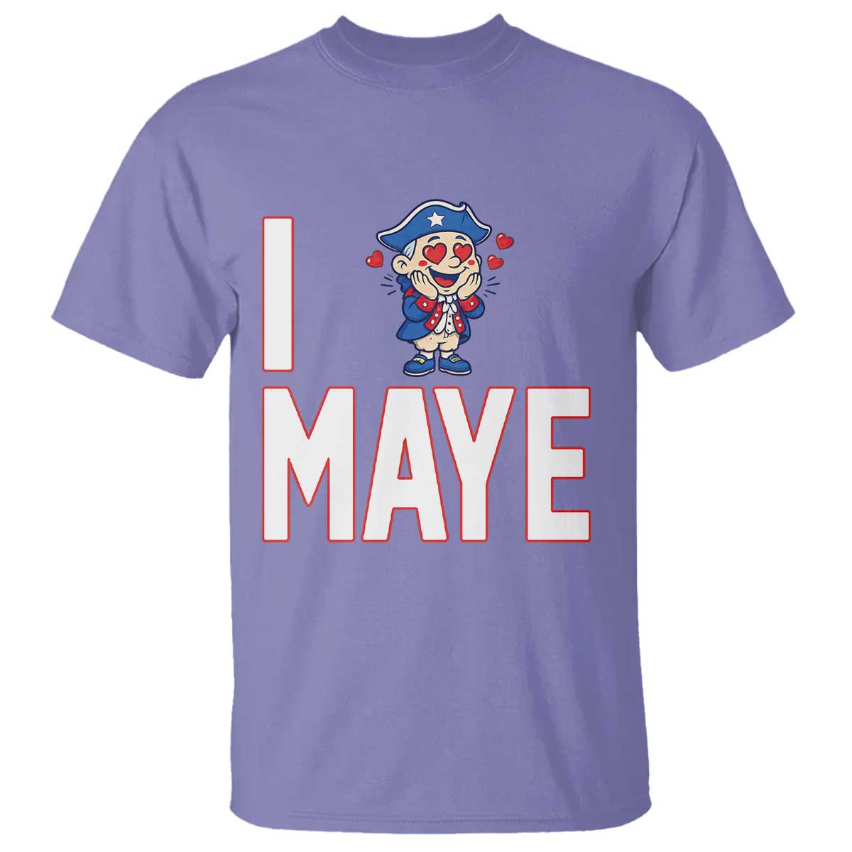I Love Maye T Shirt Funny QB Sport Fan TS12 Violet Print Your Wear