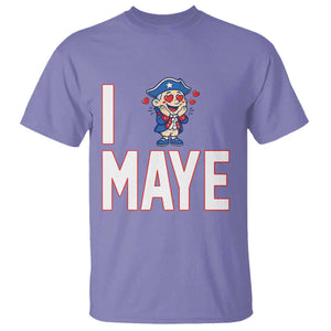 I Love Maye T Shirt Funny QB Sport Fan TS12 Violet Print Your Wear