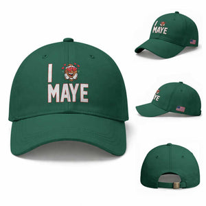 I Love Maye Baseball Cap Football Lover Gift For NE Fan TS12 Baseball Cap Universal Fit Irish Green Print Your Wear