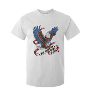 No Kings T Shirt For Kid USA 250th Anniversary Freedom Eagle TS12 White Print Your Wear