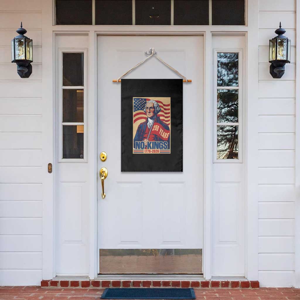 Funny George Washington Freedom Protest Garden Flag No Kings TS12 Print Your Wear