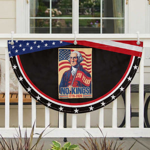 Funny George Washington Freedom Protest Patriotic Fan Flag No Kings TS12 2pcs pack Classic Black Print Your Wear