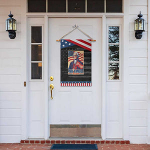 Funny George Washington Freedom Protest Garden Flag No Kings TS12 Print Your Wear