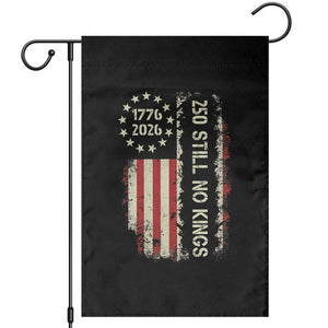 250 Still No Kings Garden Flag Vintage Patriotic Flag TS12 Black Print Your Wear