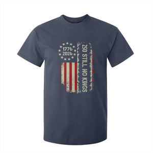 250 Still No Kings T Shirt For Kid Vintage Patriotic Flag TS12 Navy Print Your Wear