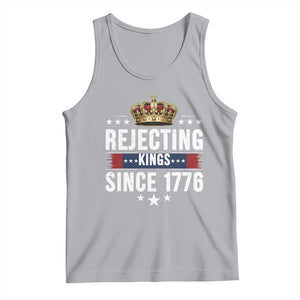 Rejecting Kings Since 1776 Tank Top Anti Authoritarian Protest TS12 Athletic Heather Print Your Wear