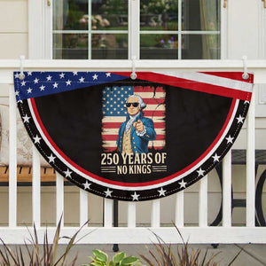 No Kings 250 Years George Washington Patriotic Fan Flag TS12 2pcs pack Classic Black Print Your Wear