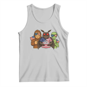 Funny Bigfoot Mothman Alien Tank Top USA 250th Anniversary TS12 Ash Print Your Wear