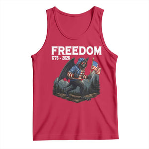Patriotic Mothman Lover Tank Top Funny USA 250 Anniversary Gift TS12 Red Print Your Wear