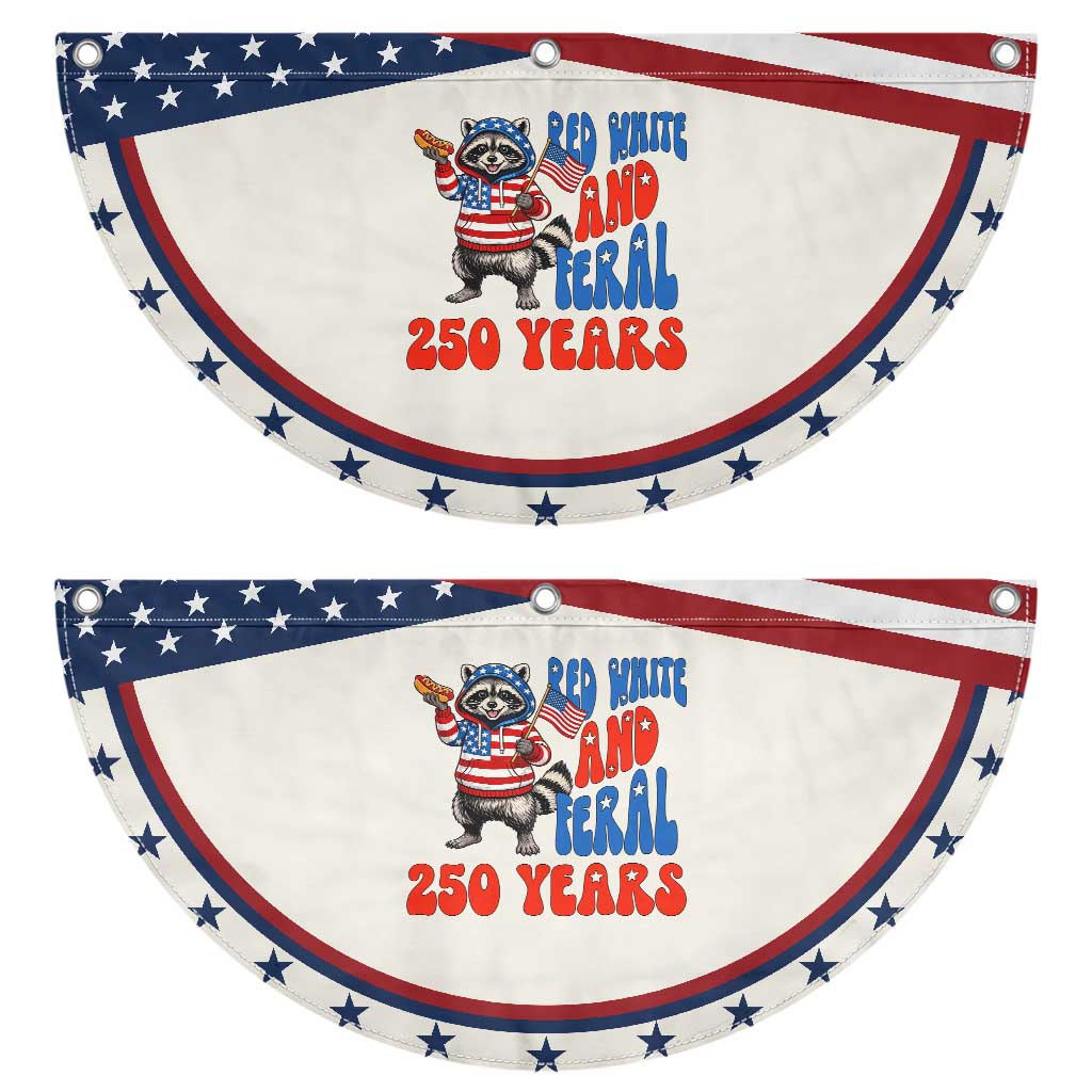 Funny Raccoon Lover Patriotic Fan Flag Red White And Feral 250 Years TS12 2pcs pack Classic Beige Print Your Wear