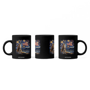 Patriotic Starry Night Cat Coffee Mug Cat Lover Gift TS12 Print Your Wear