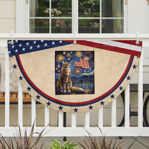 Starry Night Cat Patriotic Fan Flag Cat Lover Gift TS12 2pcs pack Classic Tan Print Your Wear
