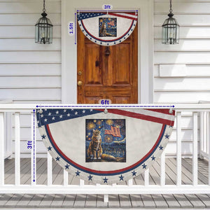 Starry Night Cat Patriotic Fan Flag Cat Lover Gift TS12 Print Your Wear