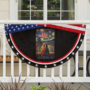 Starry Night Cat American Pride Patriotic Fan Flag Kitten Lover TS12 2pcs pack Classic Black Print Your Wear