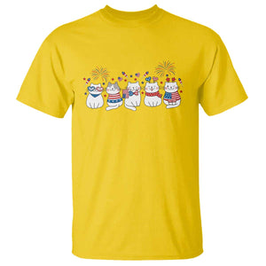 Patriotic Cat Lover Gift T Shirt USA 250 Anniversary TS12 Daisy Print Your Wear