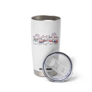 Patriotic Cat Lover Gift Tumbler Cup USA 250 Anniversary TS12 Print Your Wear