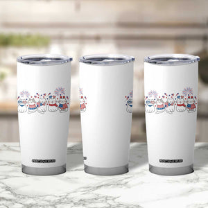 Patriotic Cat Lover Gift Tumbler Cup USA 250 Anniversary TS12 Print Your Wear