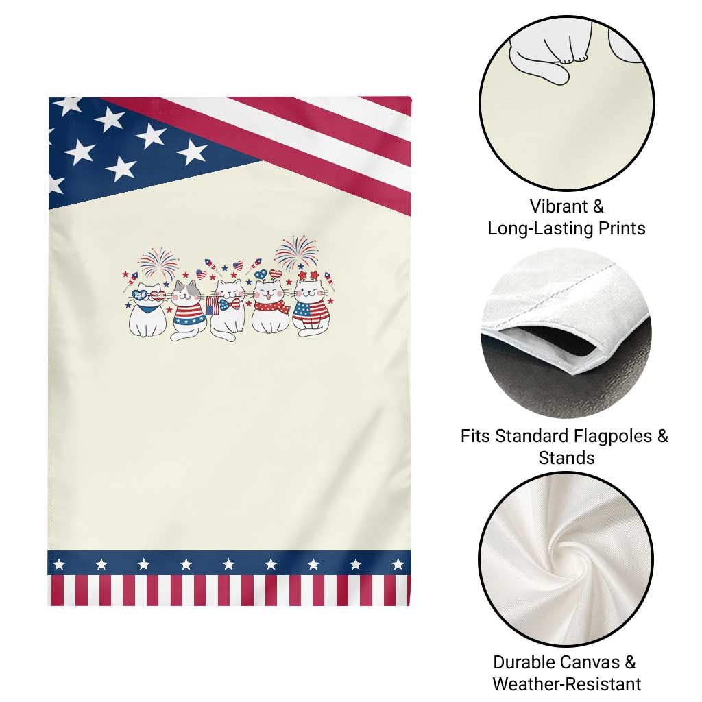 Patriotic Cat Lover Gift Patriotic Garden Flag USA 250 Anniversary TS12 Print Your Wear